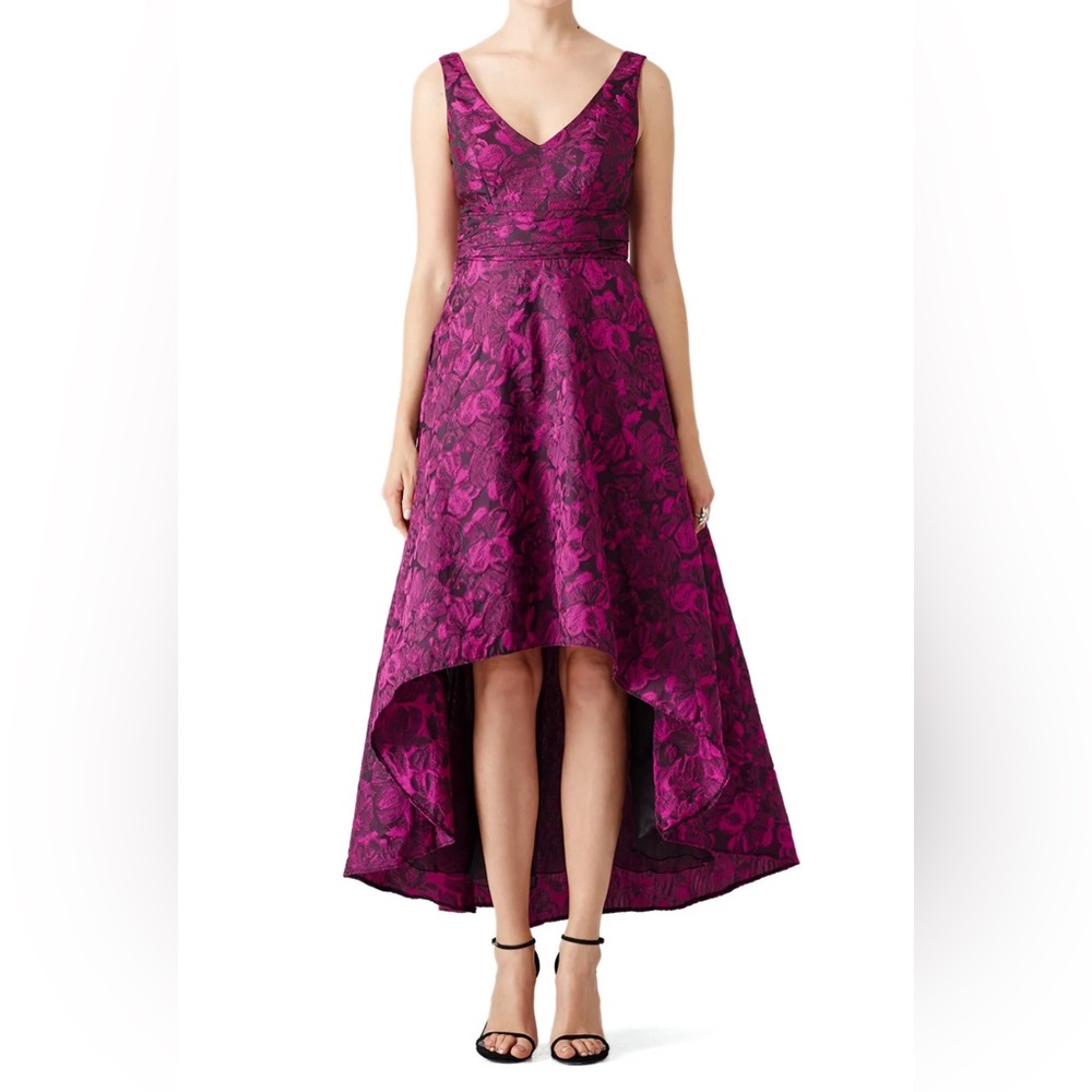 Pamella by Pamella Rolland Pink Jasmine Orchid High-Low Gown Size 4 US $660